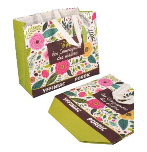 Sac cabas thermosoudé personnalisé format 42+18x36,5 cm 
